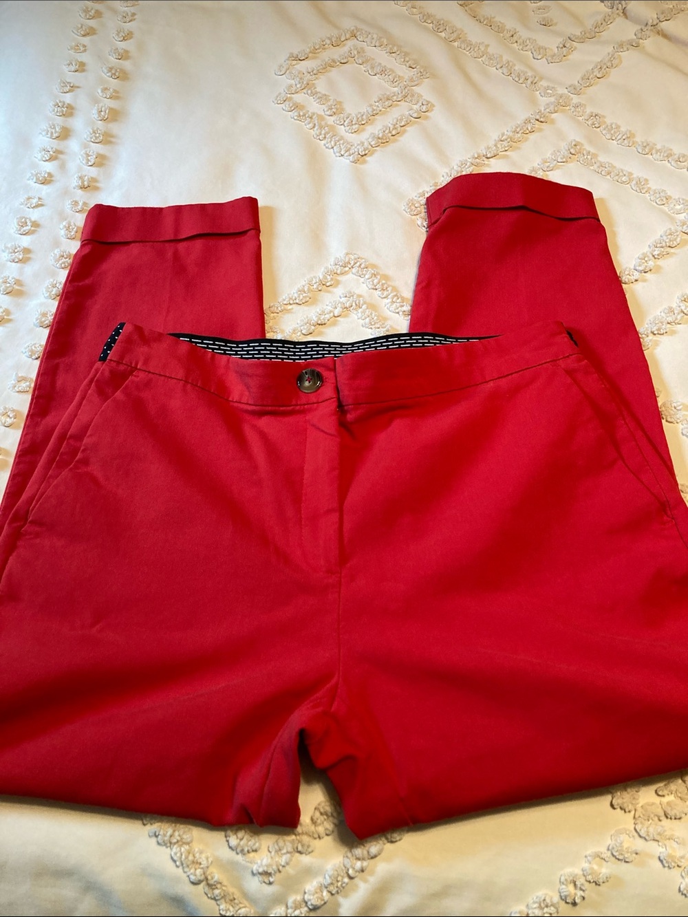 Zara Red Women’s Trousers